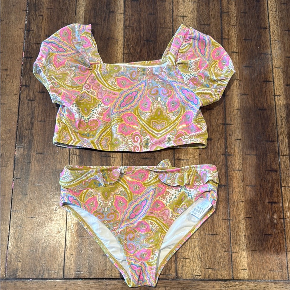 3/$15 🔴 Girls Jessica Simpson swimsuit Large size 10